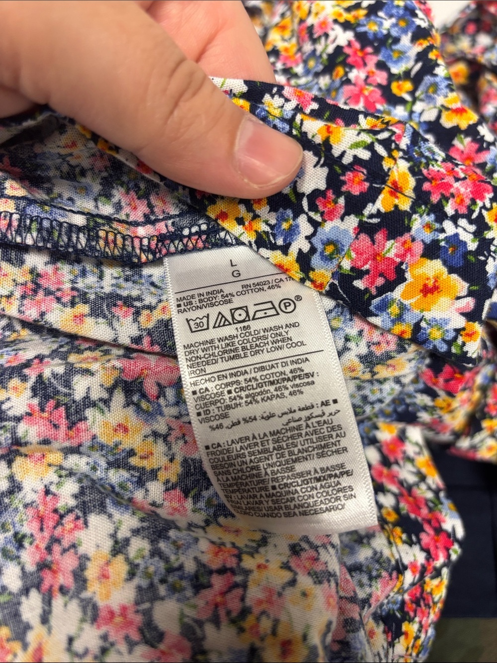 Old Navy Bright Floral Cottagecore Sleeveless Midi Dress Women’s Size Large - Picture 7 of 7